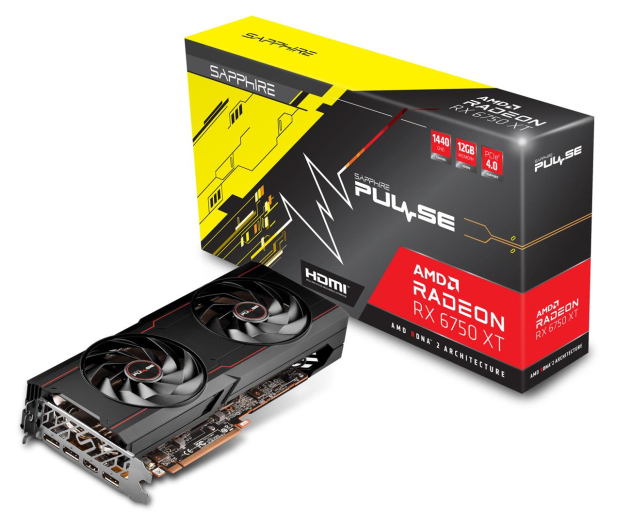 Sapphire Radeon RX 6750 XT PULSE GAMING OC 12GB GDDR6 - 747778 - zdjęcie